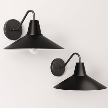 Indoor or Outdoor Metal Decorative Wall Light (Set of 2)