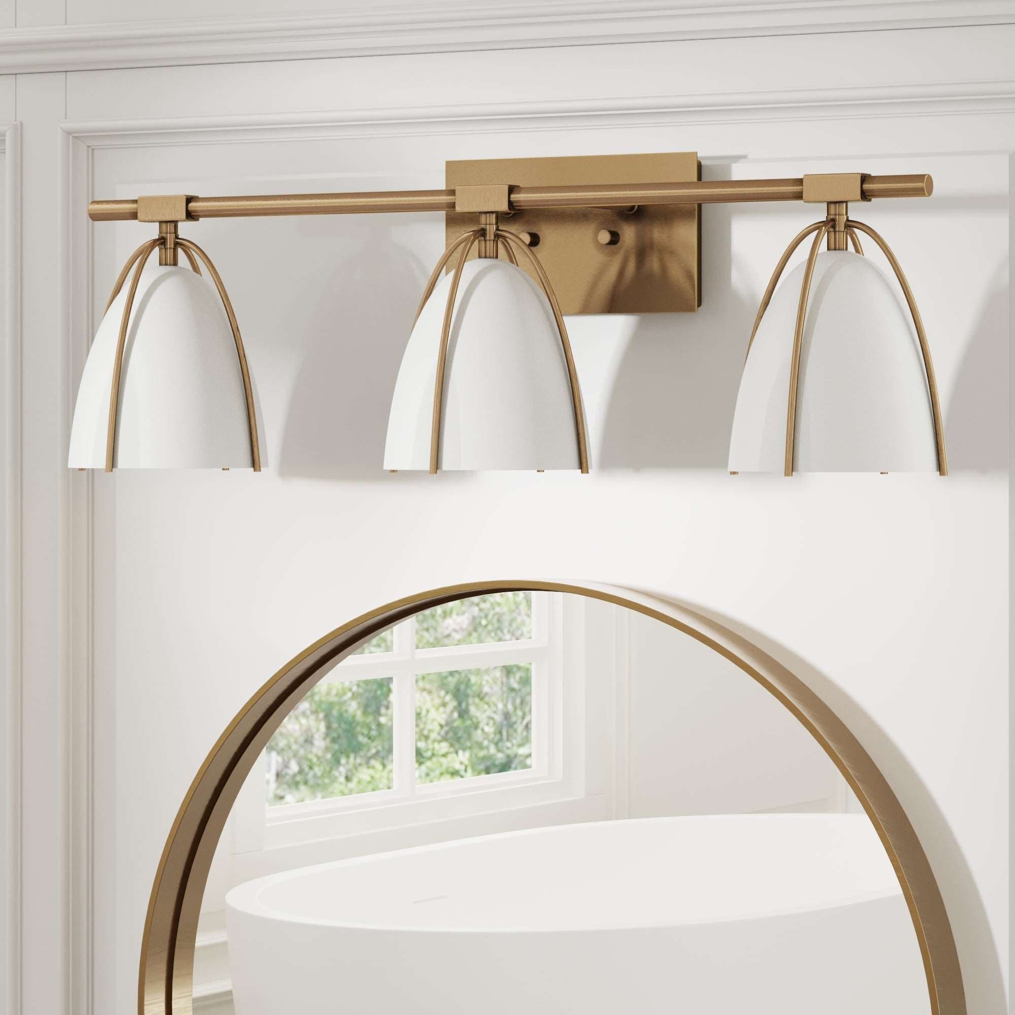 Metal Cage Bathroom Vanity Light