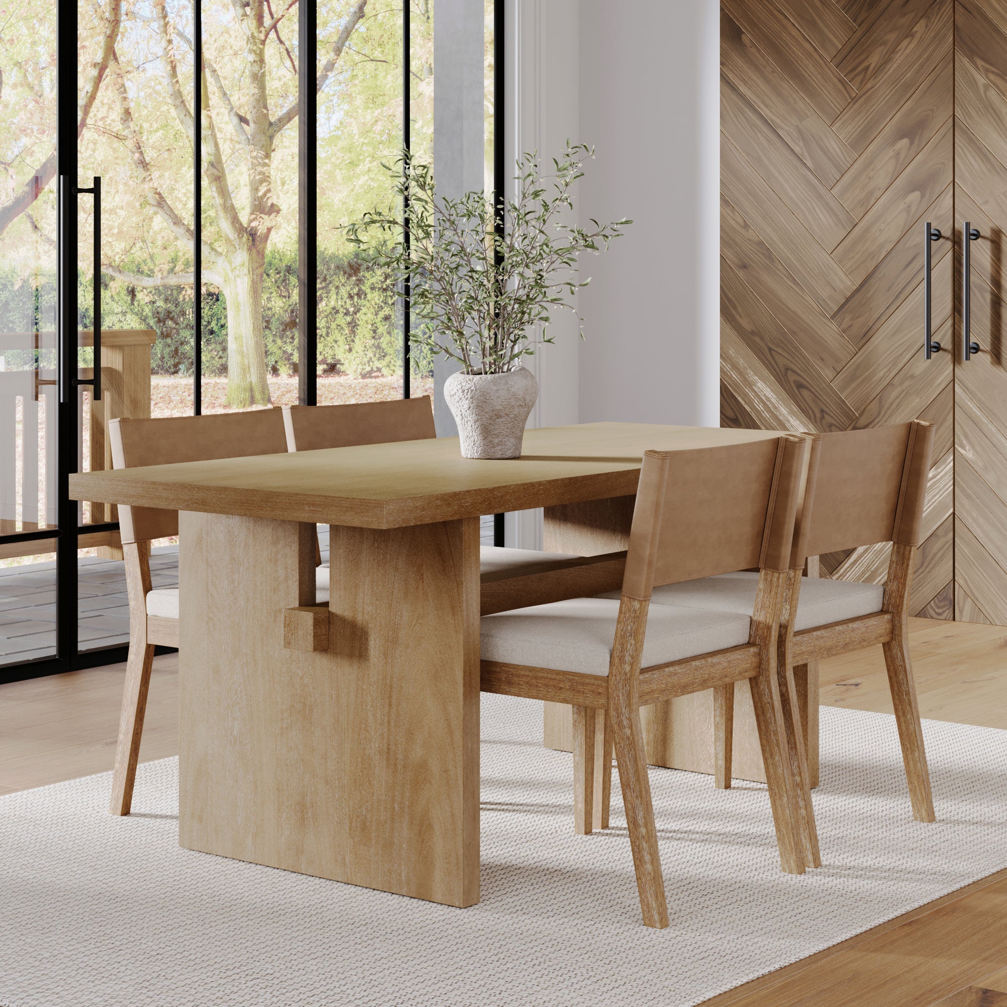 Farmhouse Dining Set (6 Chairs)